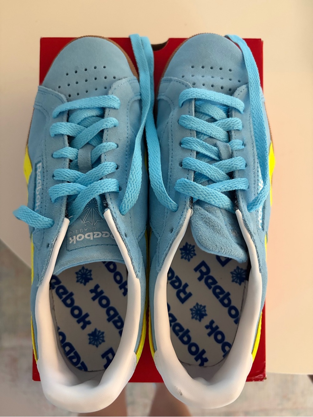 Reebok Club C Classic Blue Suede Sneakers